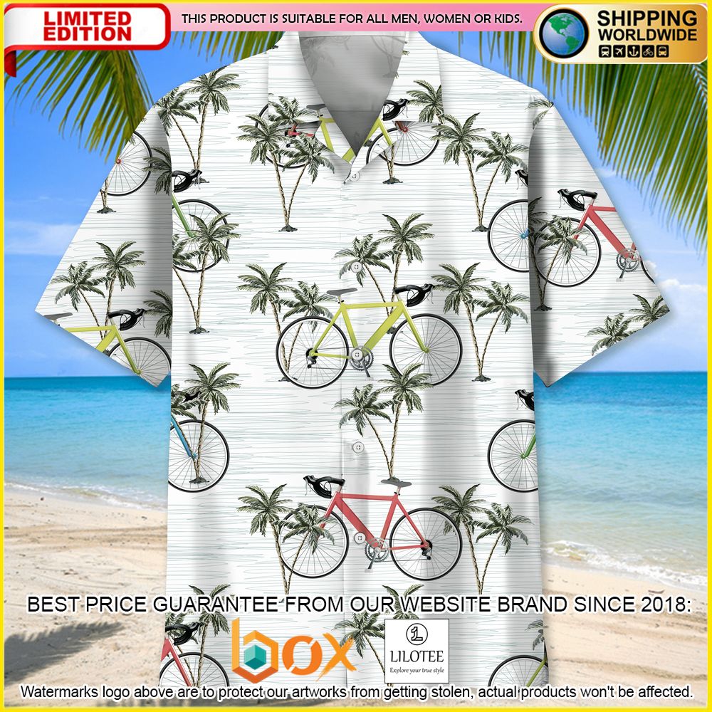 HOT Cycling Coconut Short Sleeve Hawaii Shirt 2