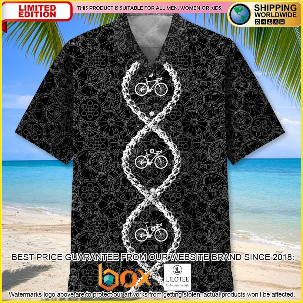 HOT Cycling DNA Short Sleeve Hawaii Shirt 13