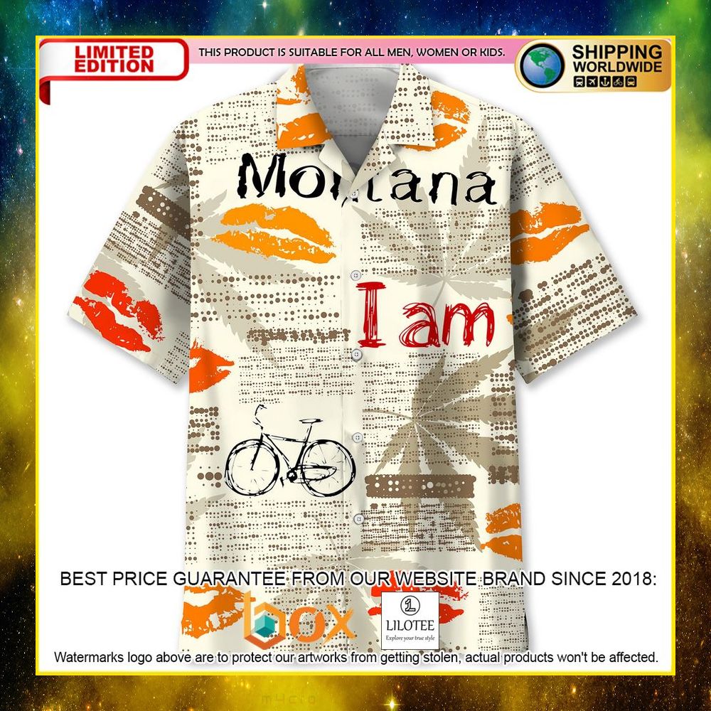 HOT Cycling Montana, I am Short Sleeve Hawaii Shirt 15