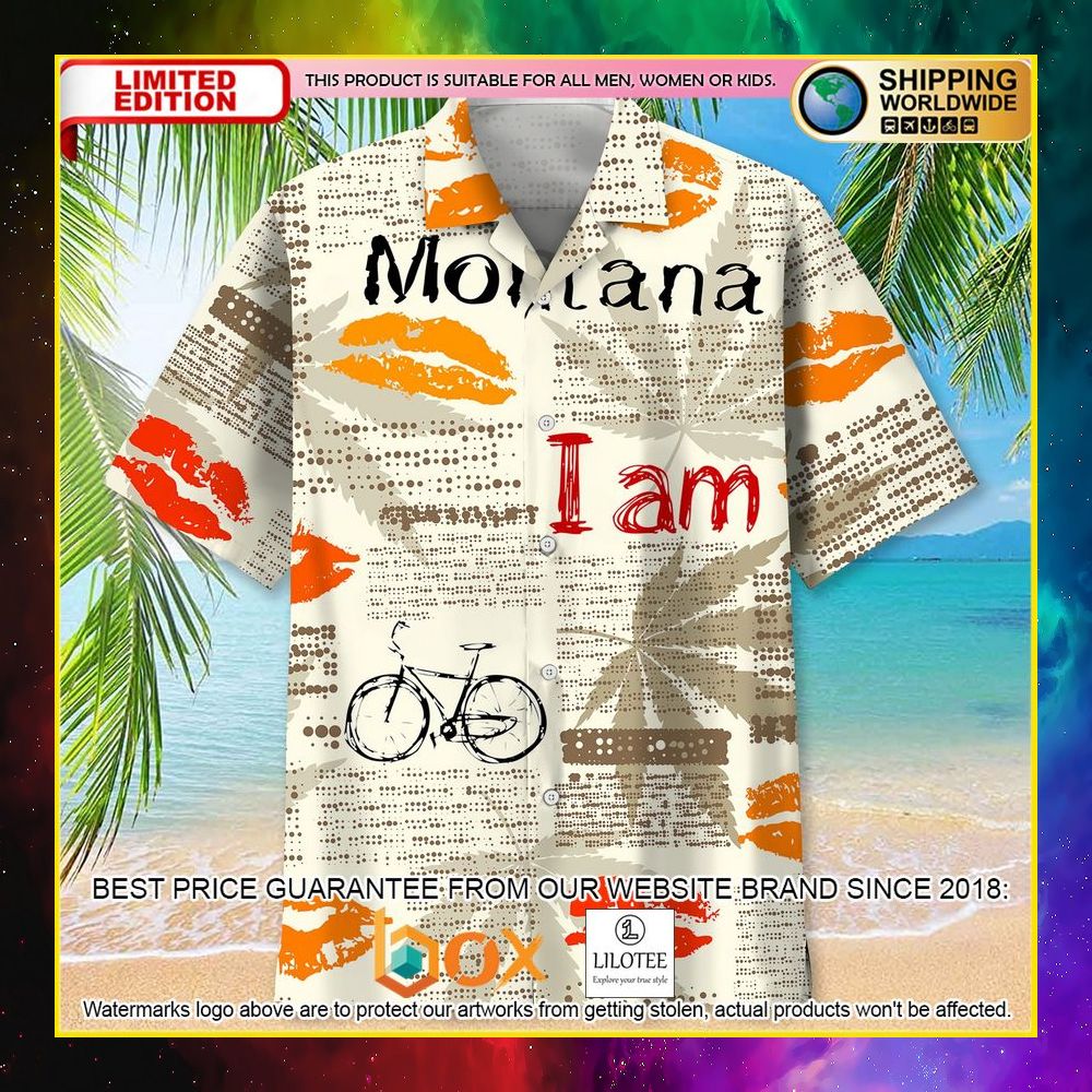 HOT Cycling Montana, I am Short Sleeve Hawaii Shirt 11