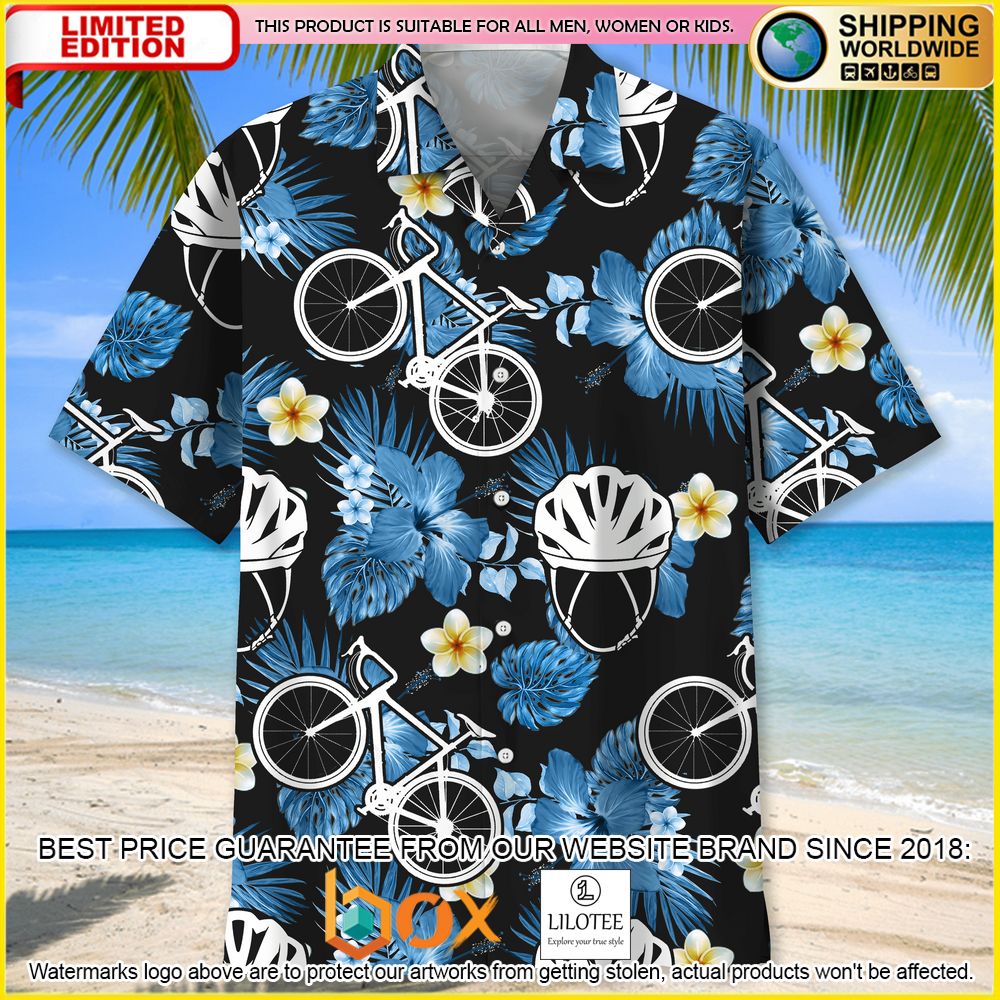 HOT Cycling Nature Color Short Sleeve Hawaii Shirt 2