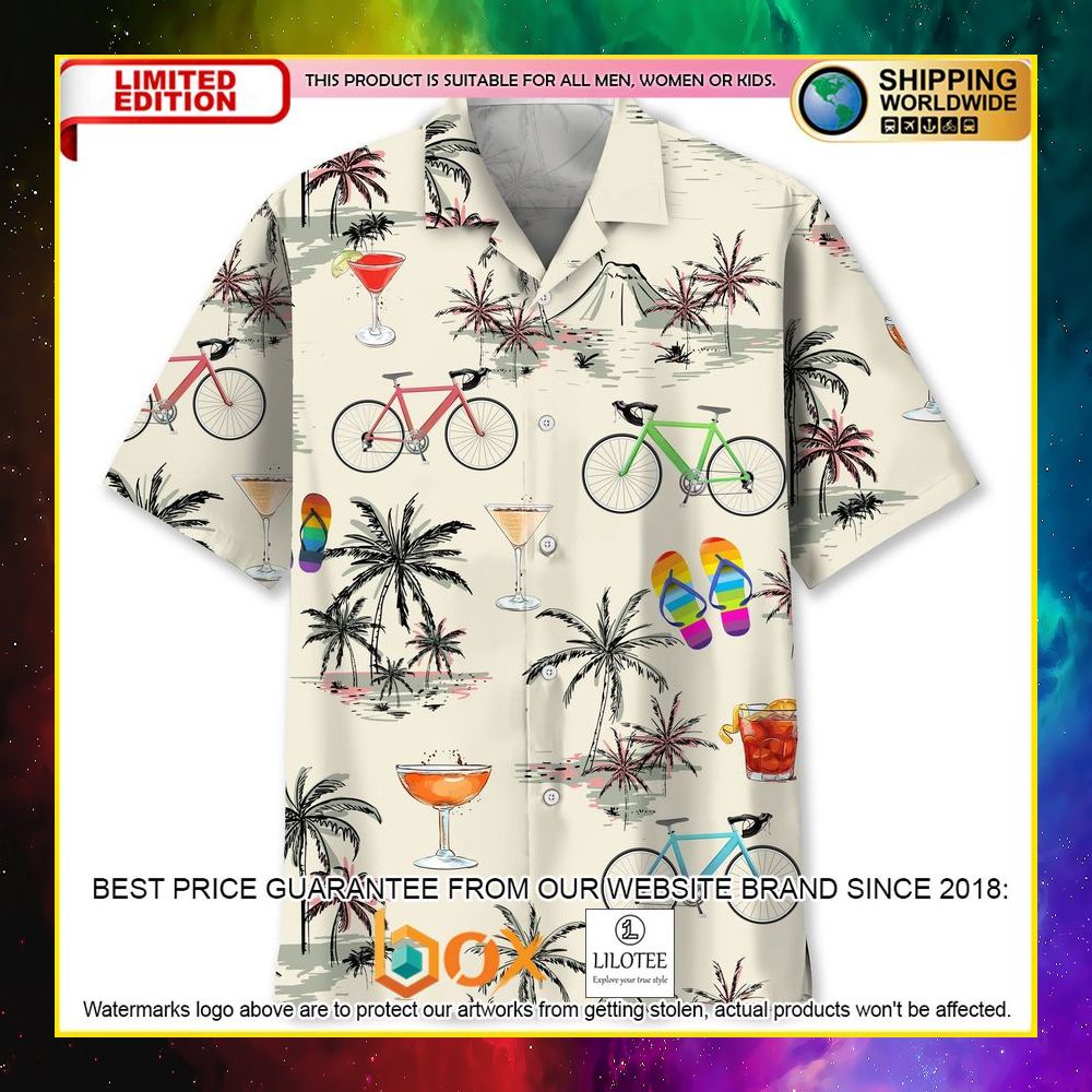 HOT Cycling The Beach Short Sleeve Hawaii Shirt 5