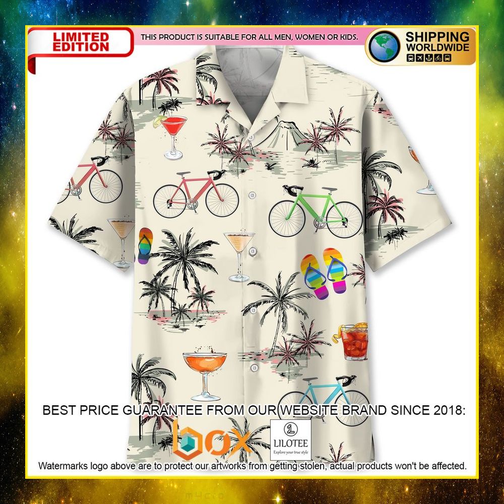 HOT Cycling The Beach Short Sleeve Hawaii Shirt 3