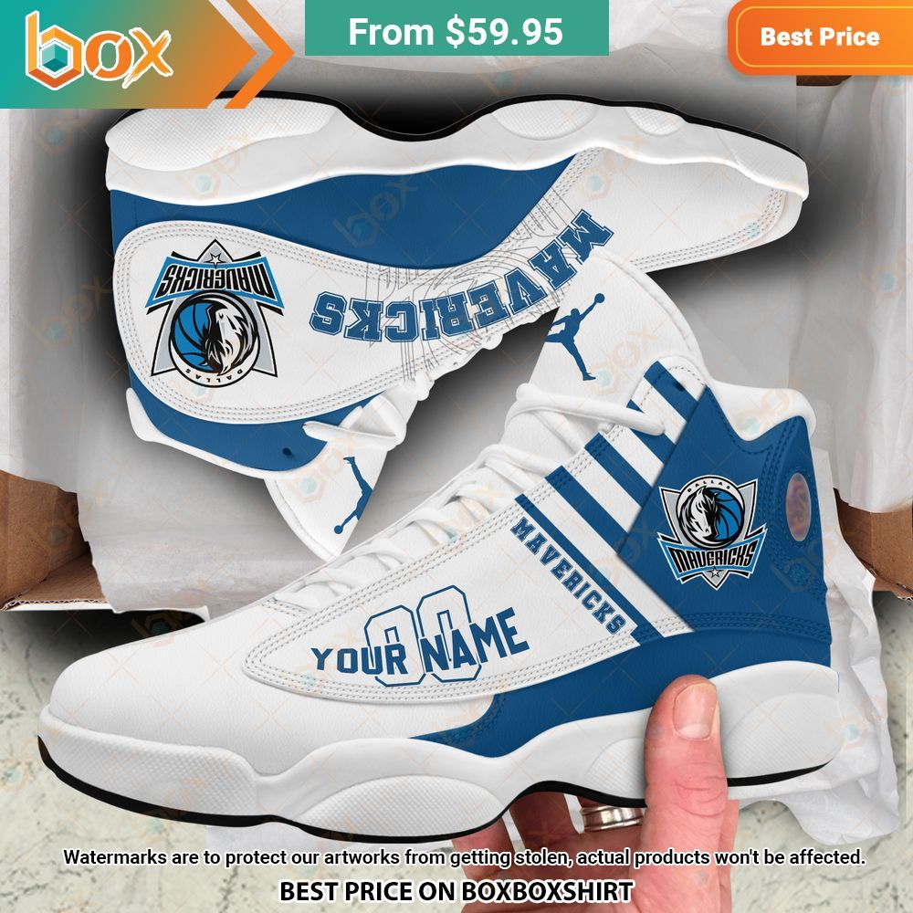 Dallas Mavericks Personalized Air Jordan 13 Sneaker 2