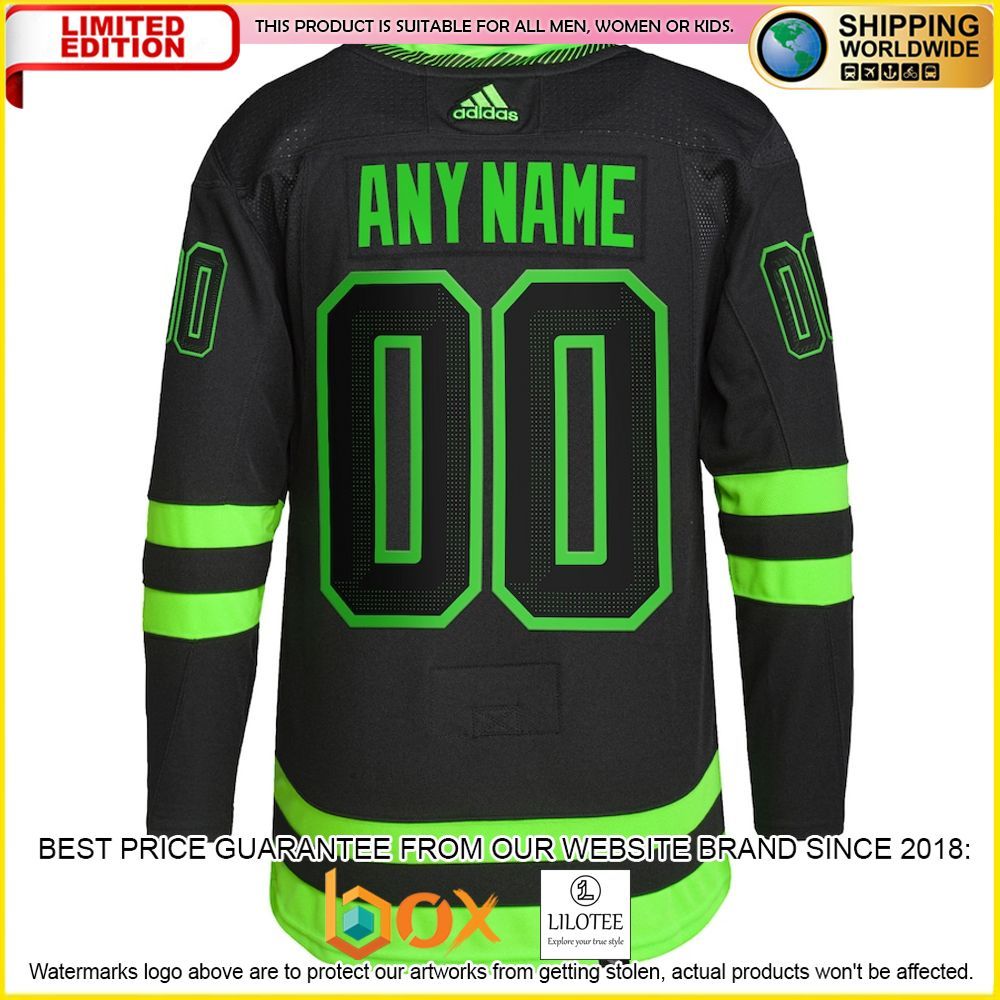 NEW Dallas Stars Adidas Custom Green Premium Hockey Jersey 6