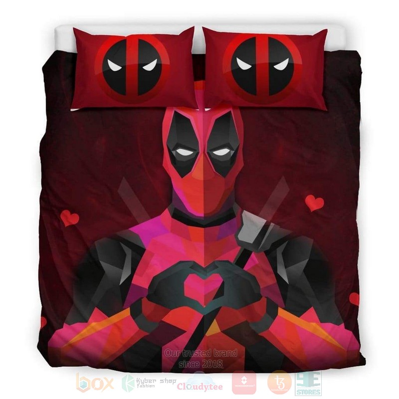 Deadpool Love Bedding Set 4
