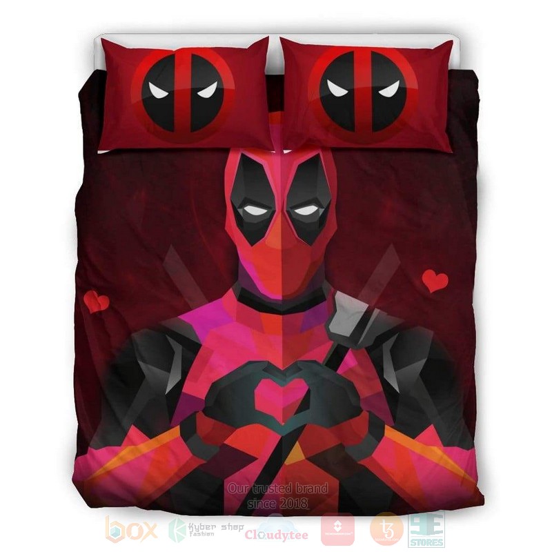Deadpool Love Bedding Set 3