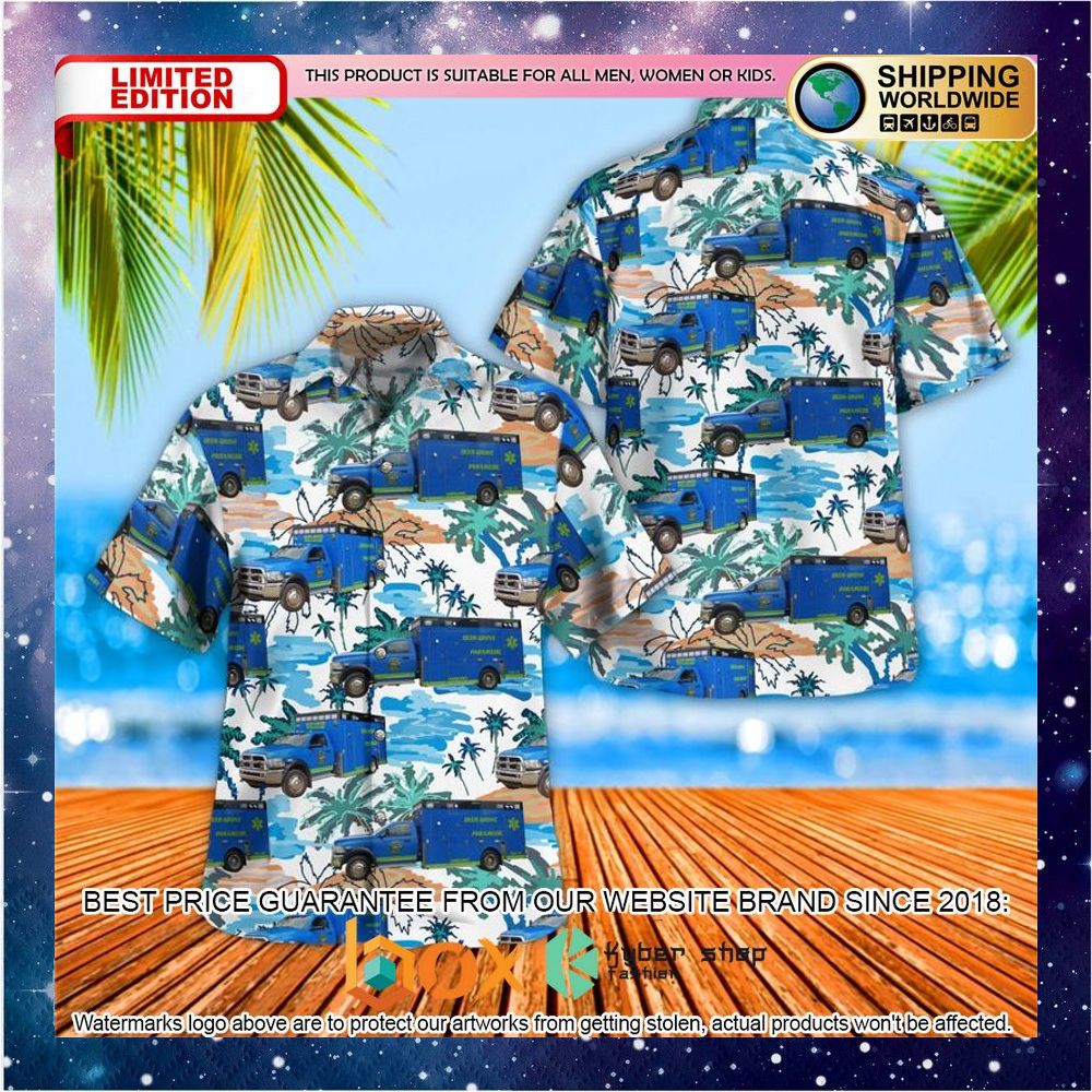 BEST Deer-Grove EMS Hawaiian Shirt 8
