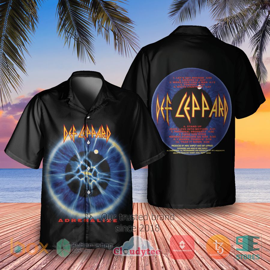 Def Leppard Adrenalize Album Hawaiian Shirt 1