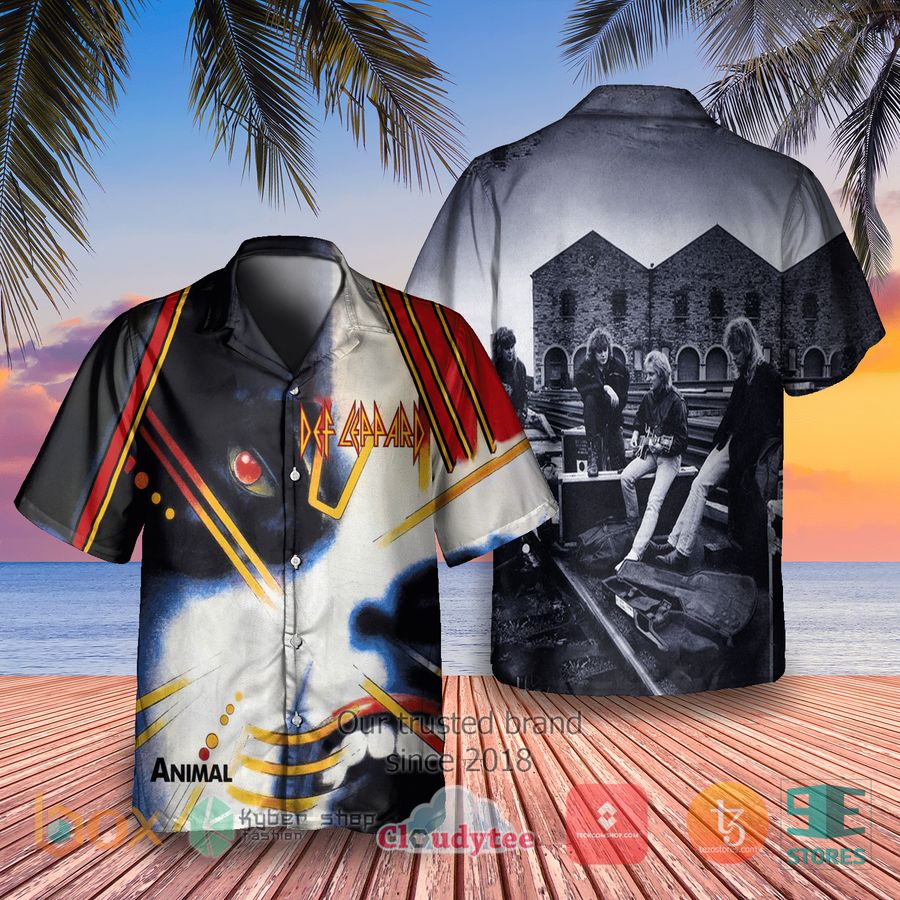Def Leppard Animal Album Hawaiian Shirt 1