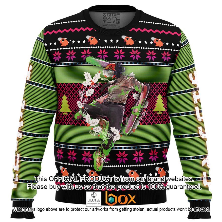 BEST Denji Chainsaw Man Christmas Sweater 1