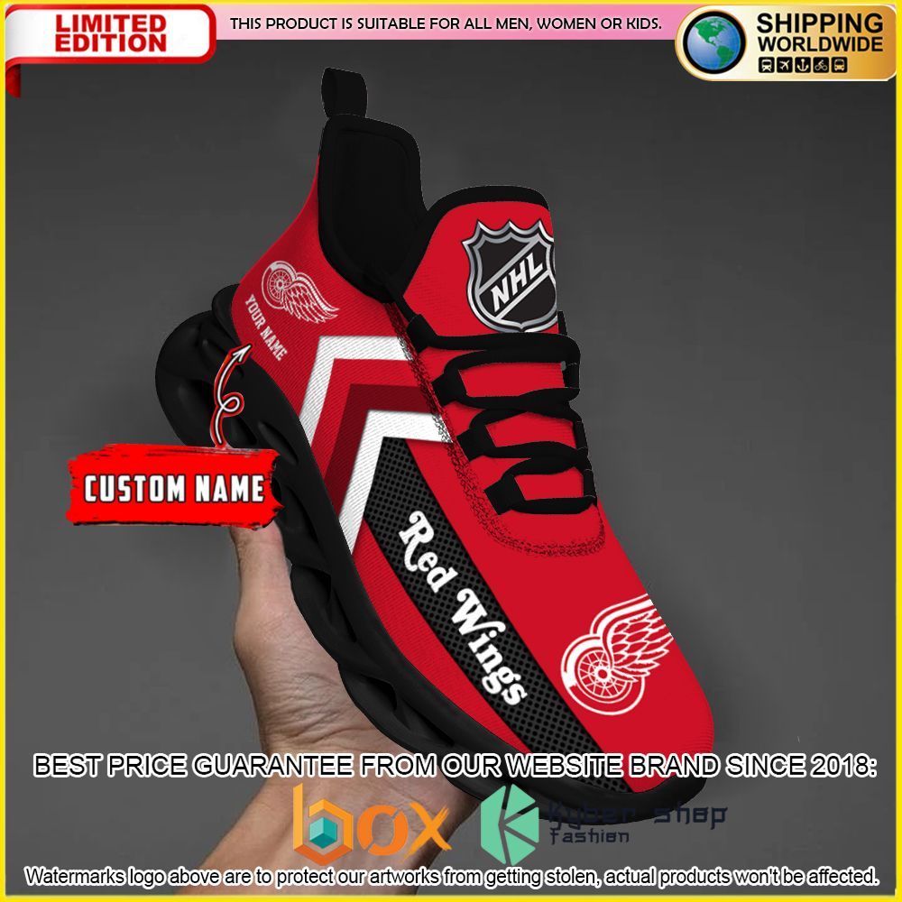 NEW Detroit Red Wings Custom Name Clunky Shoes 1