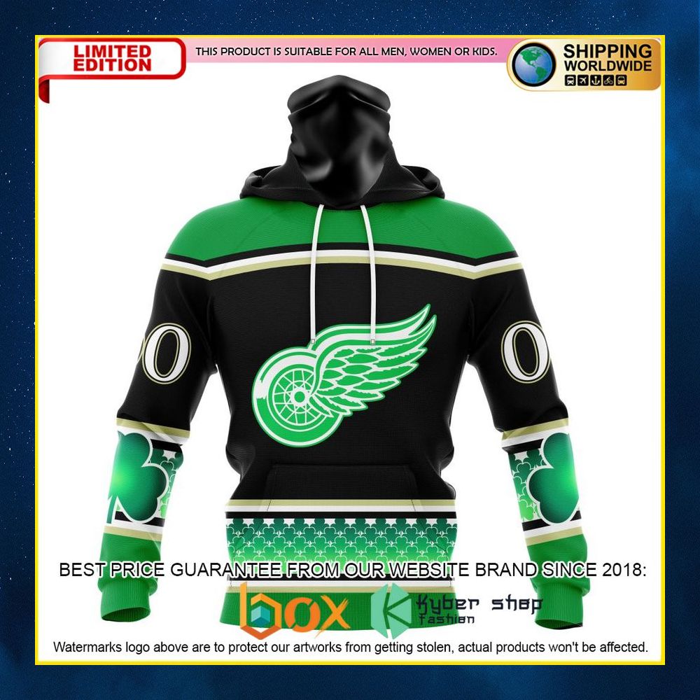 NEW Detroit Red Wings Hockey Celebrate St Patrick’s Day Custom 3D Hoodie, Shirt 13