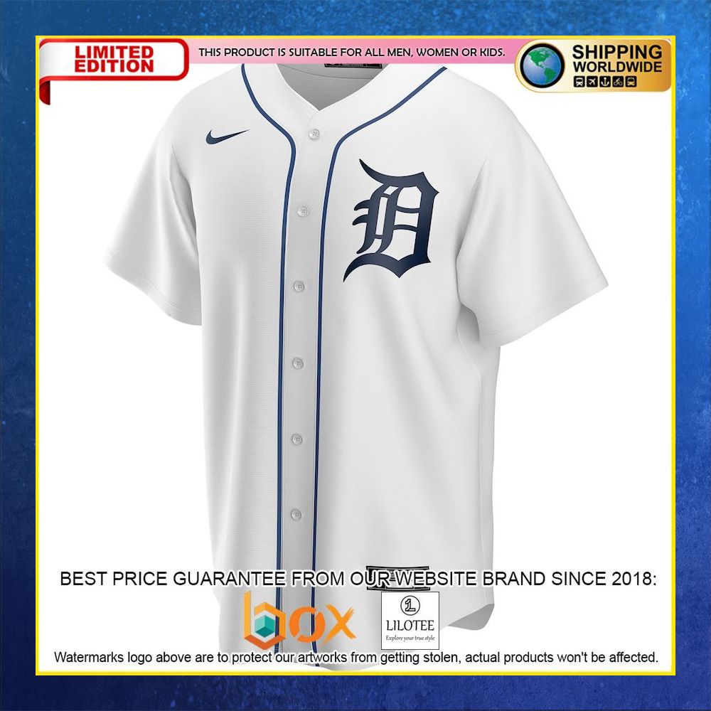 HOT Detroit Tigers White Baseball Jersey Shirt 5