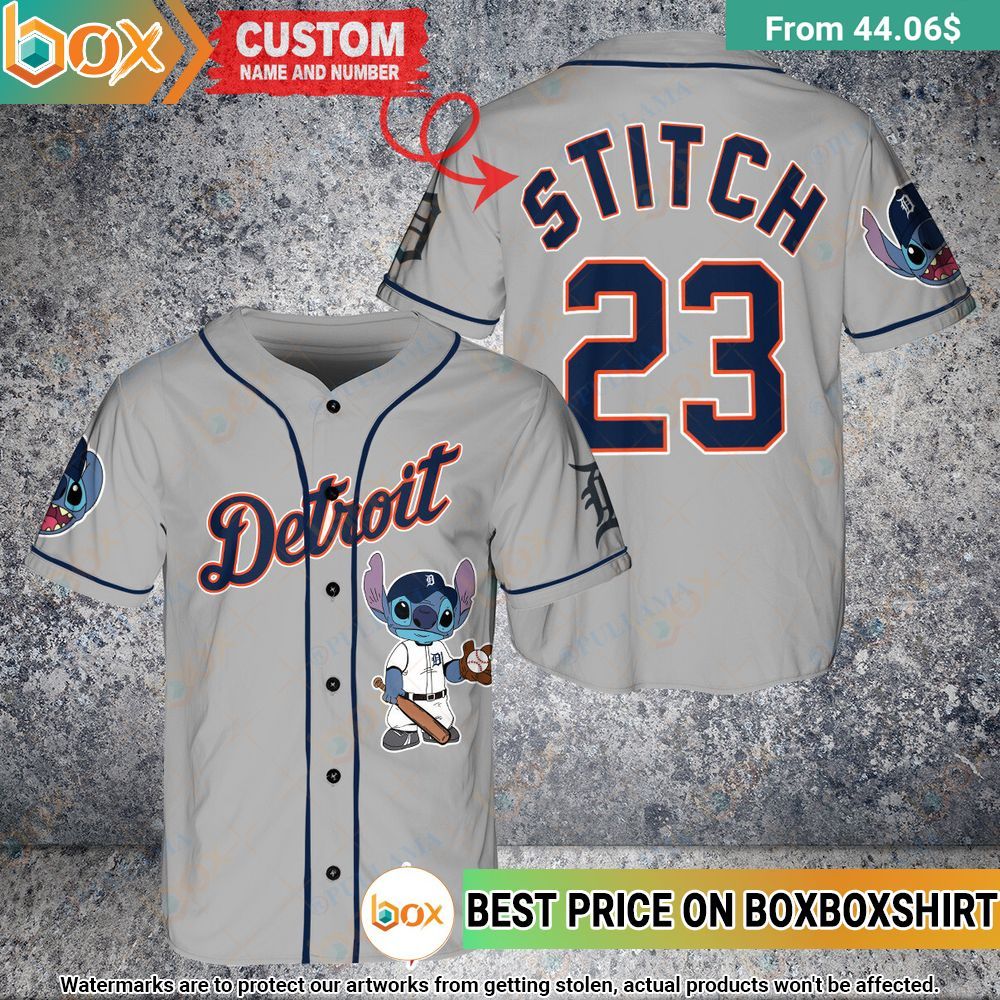 Detroit Tigers Stitch Personalized Baseball Jersey 1