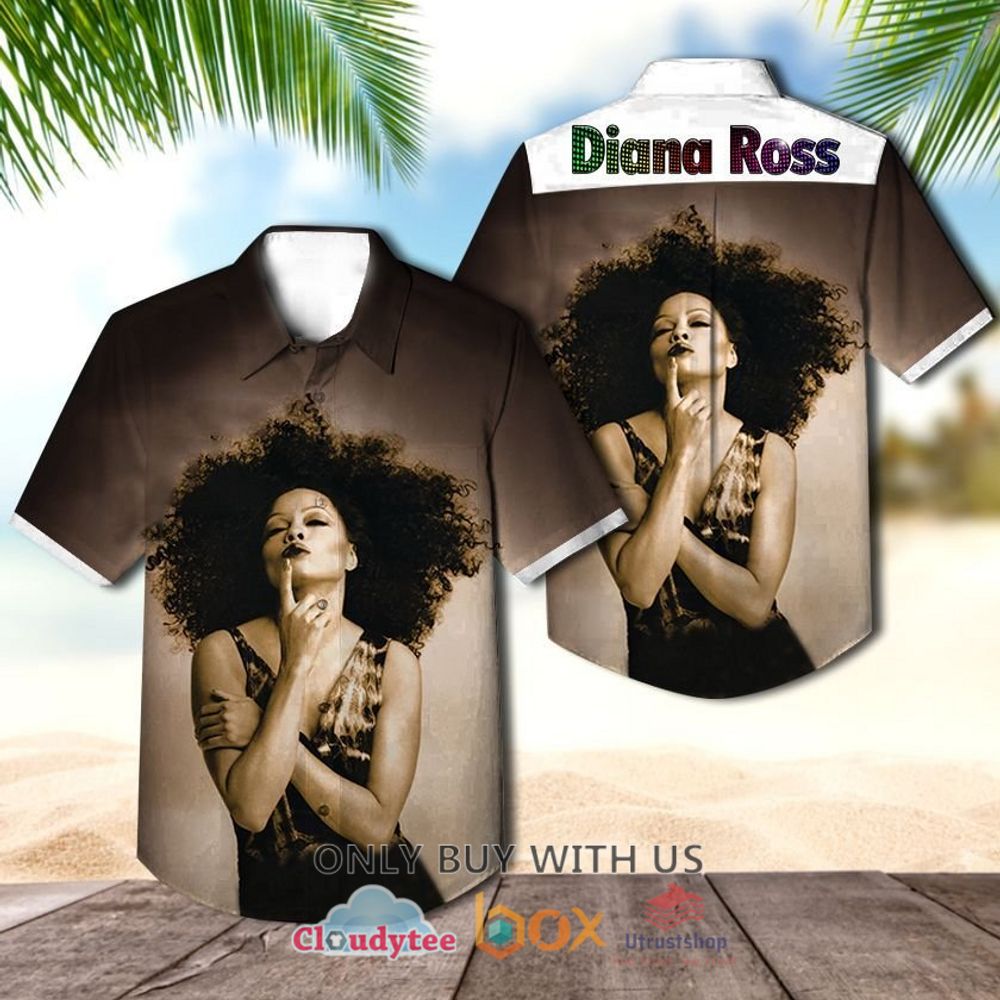 Diana Ross Diamond Albums Hawaiian Shirt 1