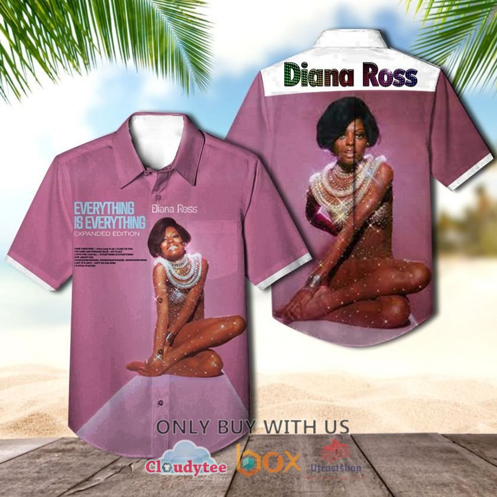 Diana Ross Everything Is Everything Albums Hawaiian Shirt 1