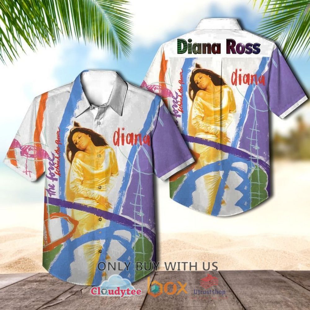 Diana Ross The force behind the power Albums Hawaiian Shirt 1