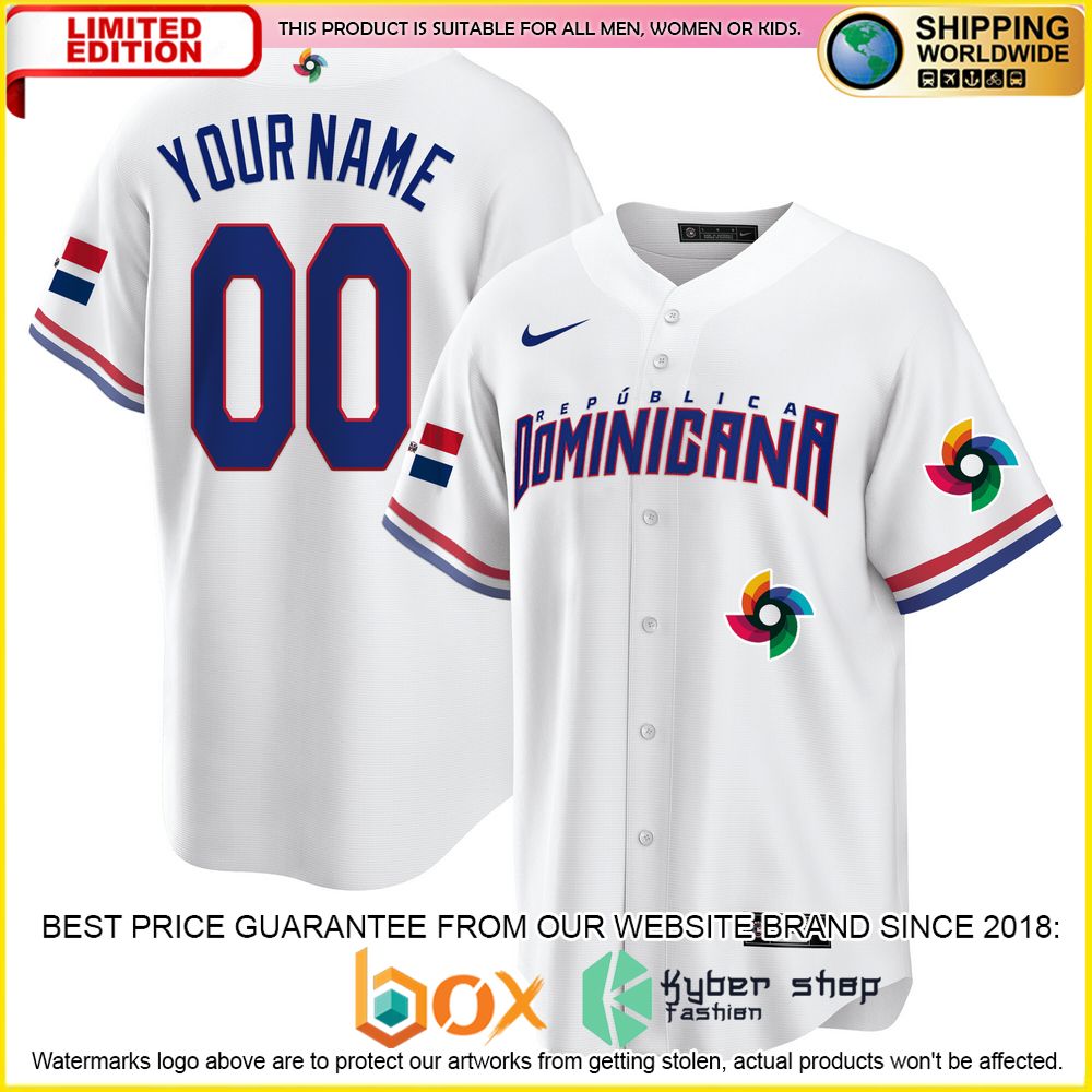 NEW Dominicana Personalized Premium Baseball Jersey 1