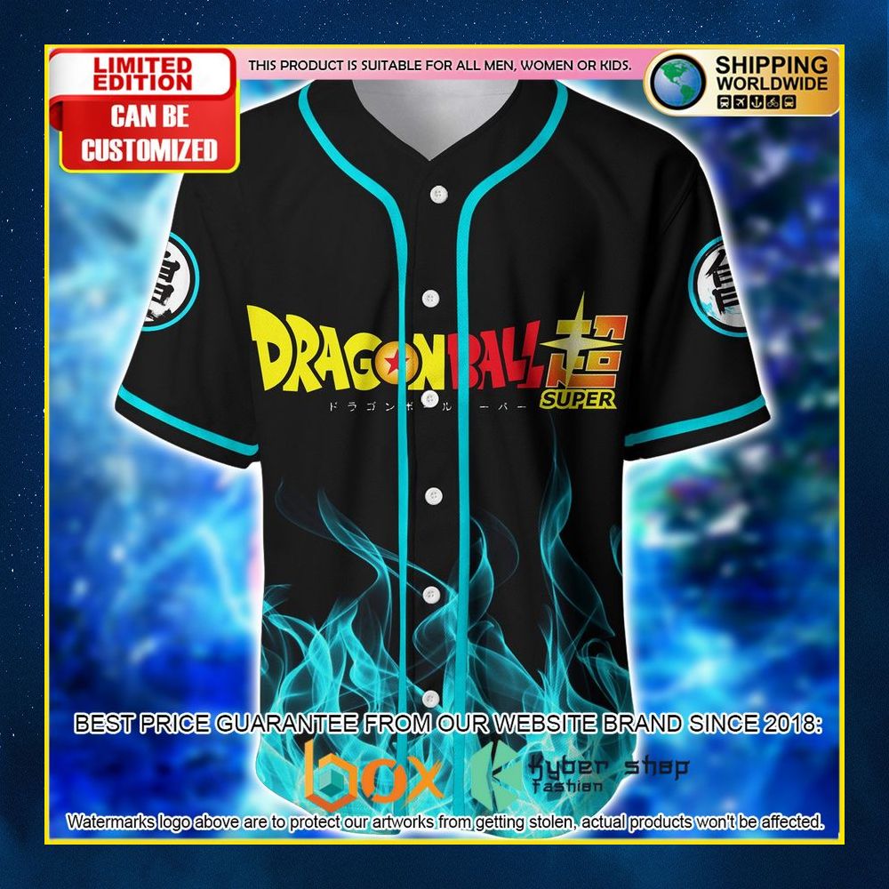 NEW Dragon Ball Super Songoku Custom Name Premium Baseball Jersey 11