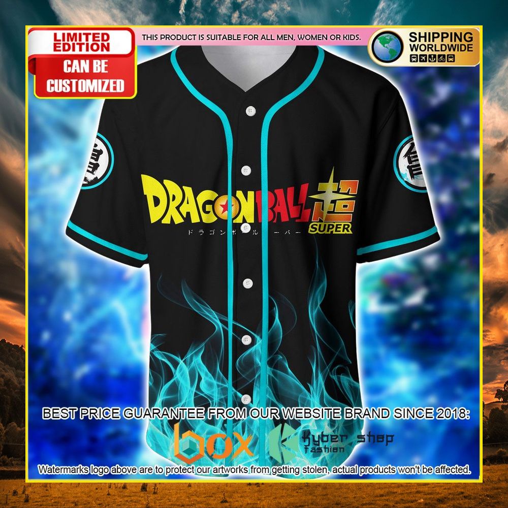 NEW Dragon Ball Super Songoku Custom Name Premium Baseball Jersey 7