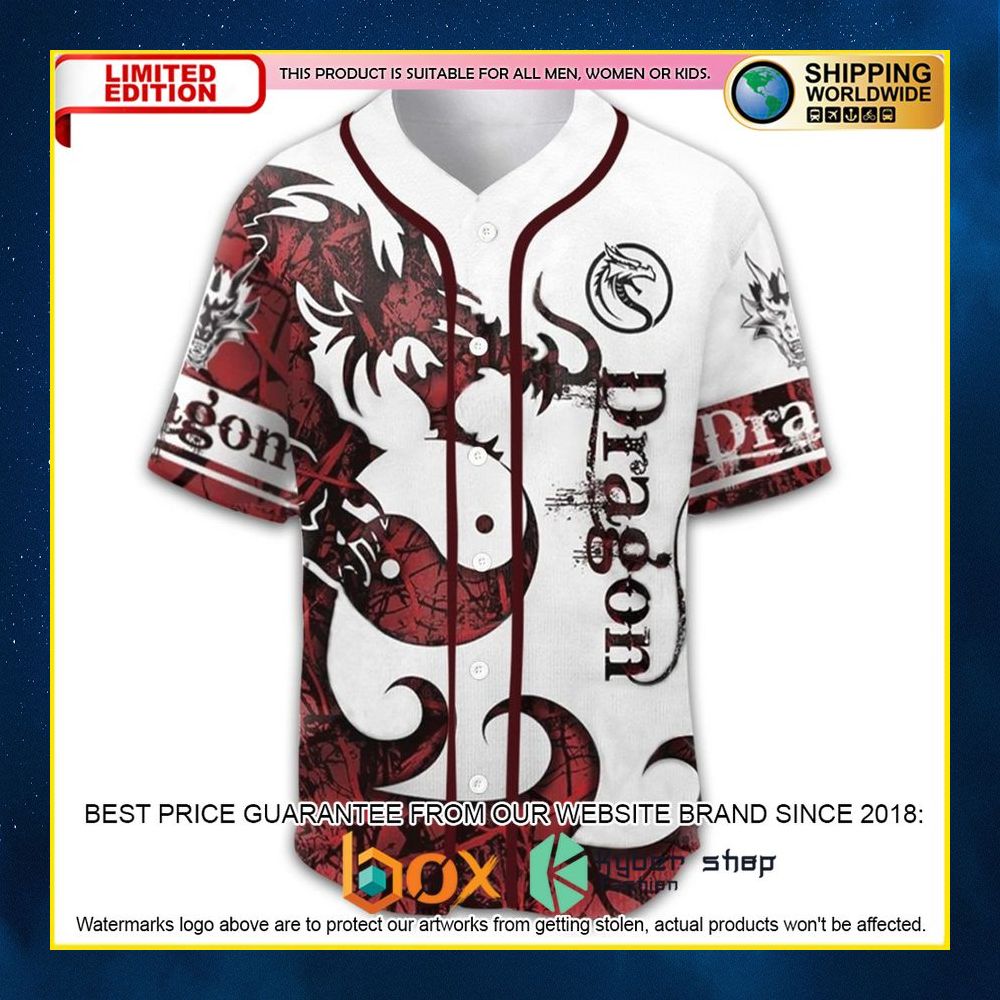 NEW Dragon Tattoos Premium Baseball Jersey 3