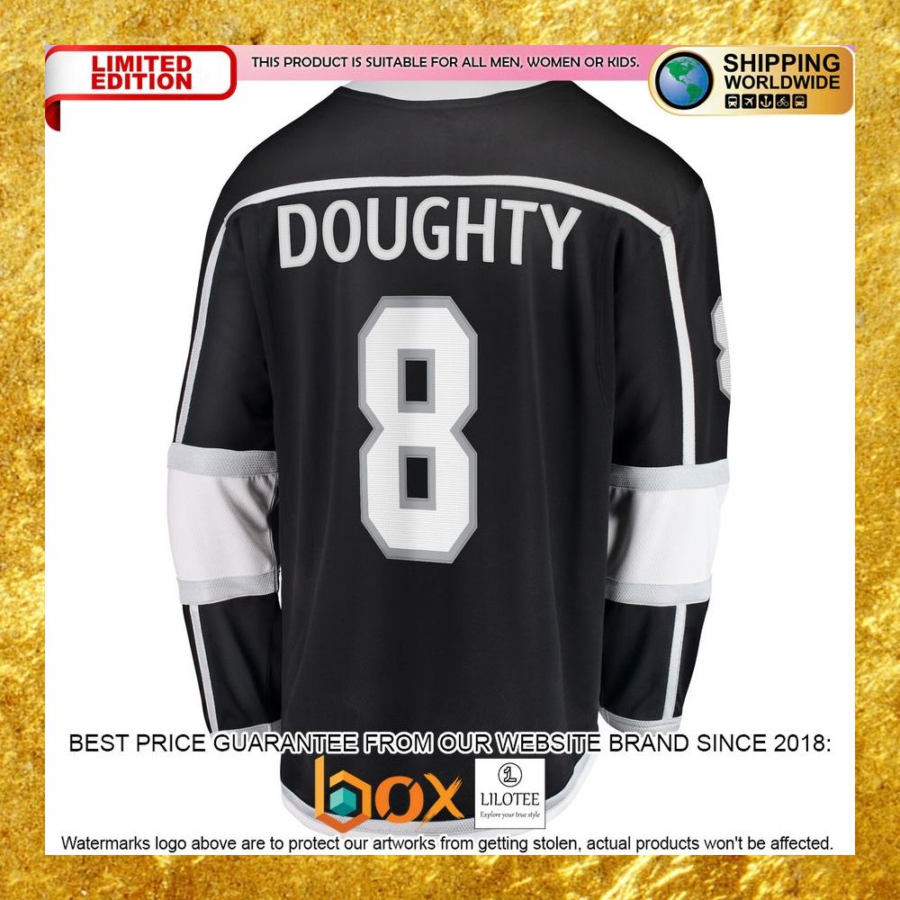 NEW Drew Doughty Los Angeles Kings Home Premier Player Black Hockey Jersey 7