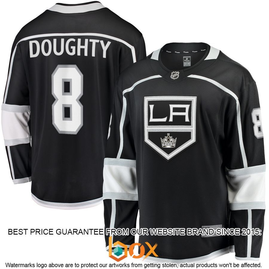 NEW Drew Doughty Los Angeles Kings Home Premier Player Black Hockey Jersey 4