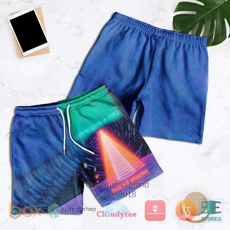 Earth, Wind and Fire Electric Universe Hawaiian Short 1