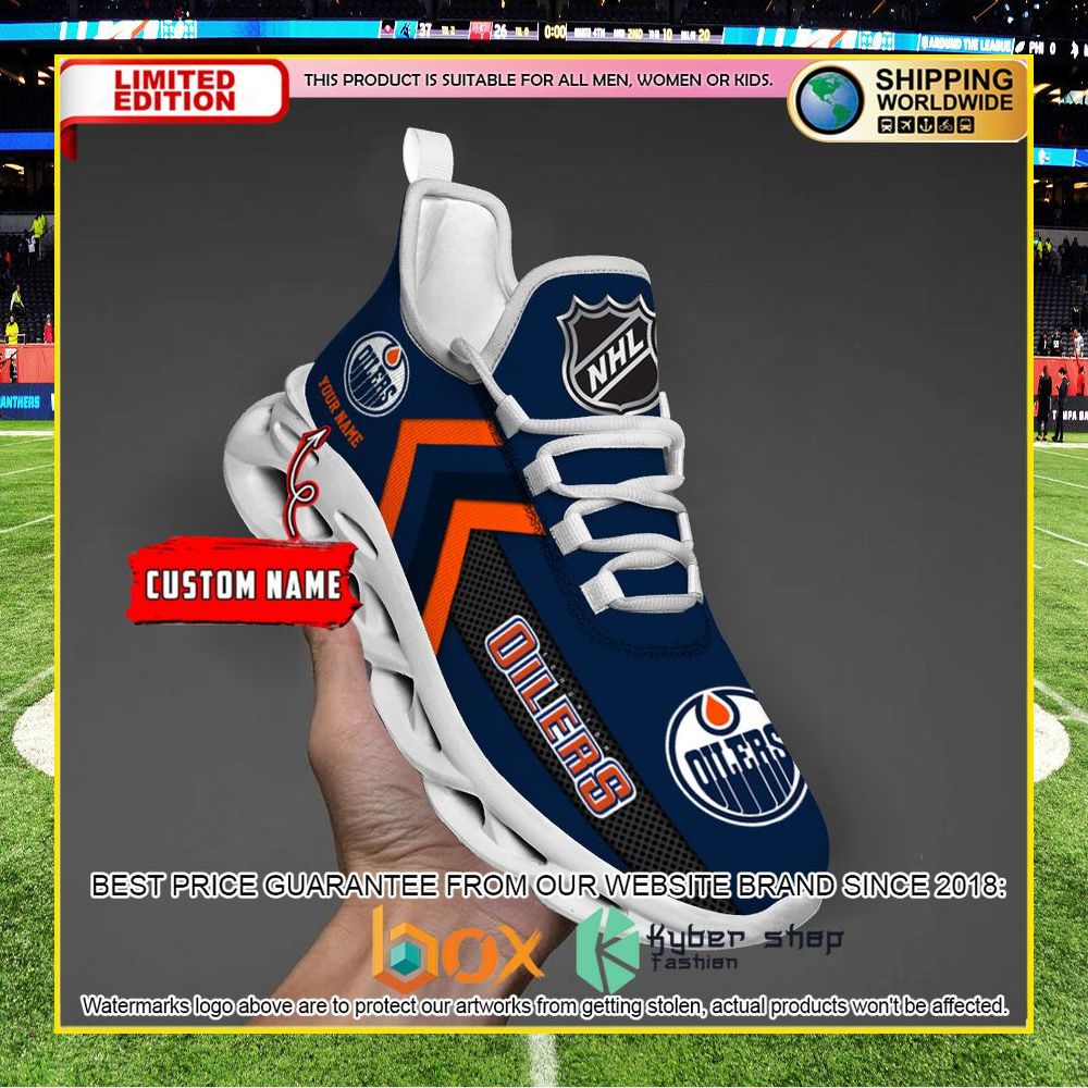 NEW Edmonton Oilers Custom Name Clunky Shoes 12