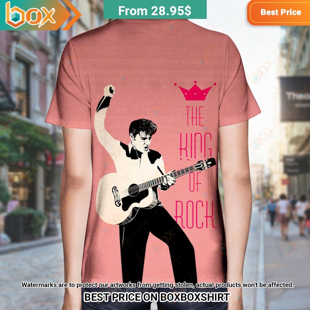 Elvis Presley The King of Rock Album Shirt 3