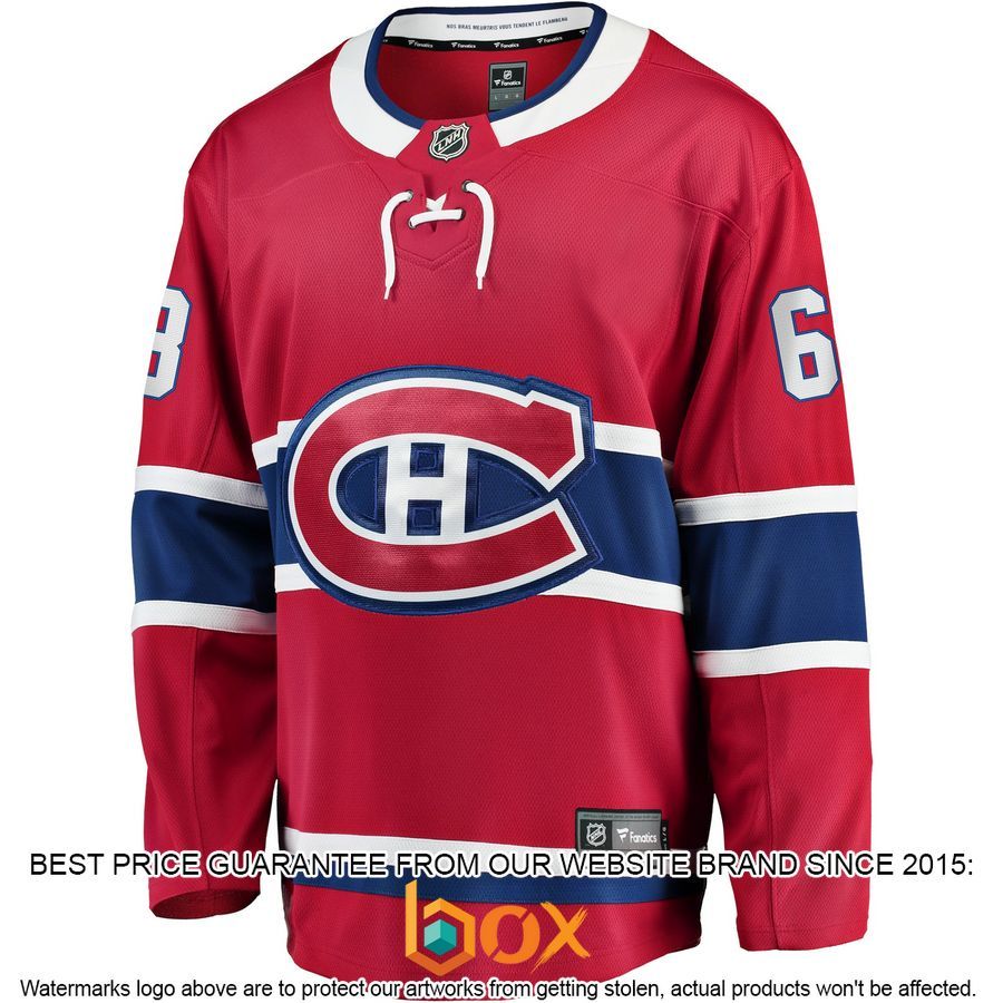 NEW Evgenii Dadonov Montreal Canadiens Home Player Red Hockey Jersey 2