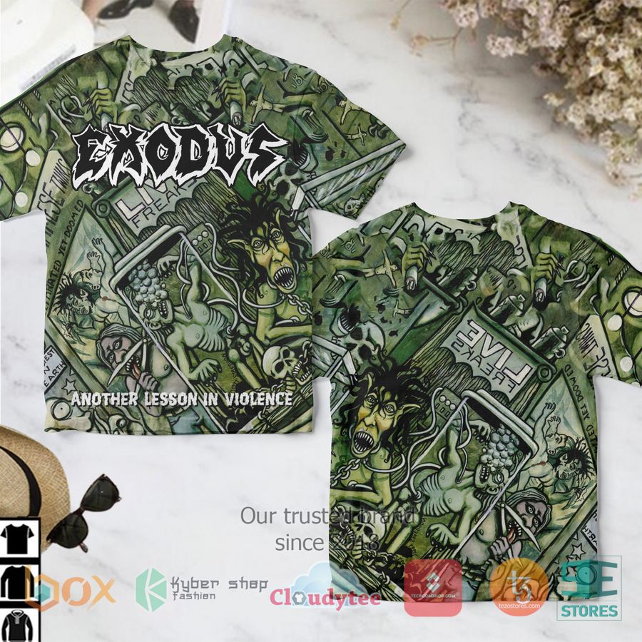 Exodus-Another Lesson in Violence 3D Shirt 1