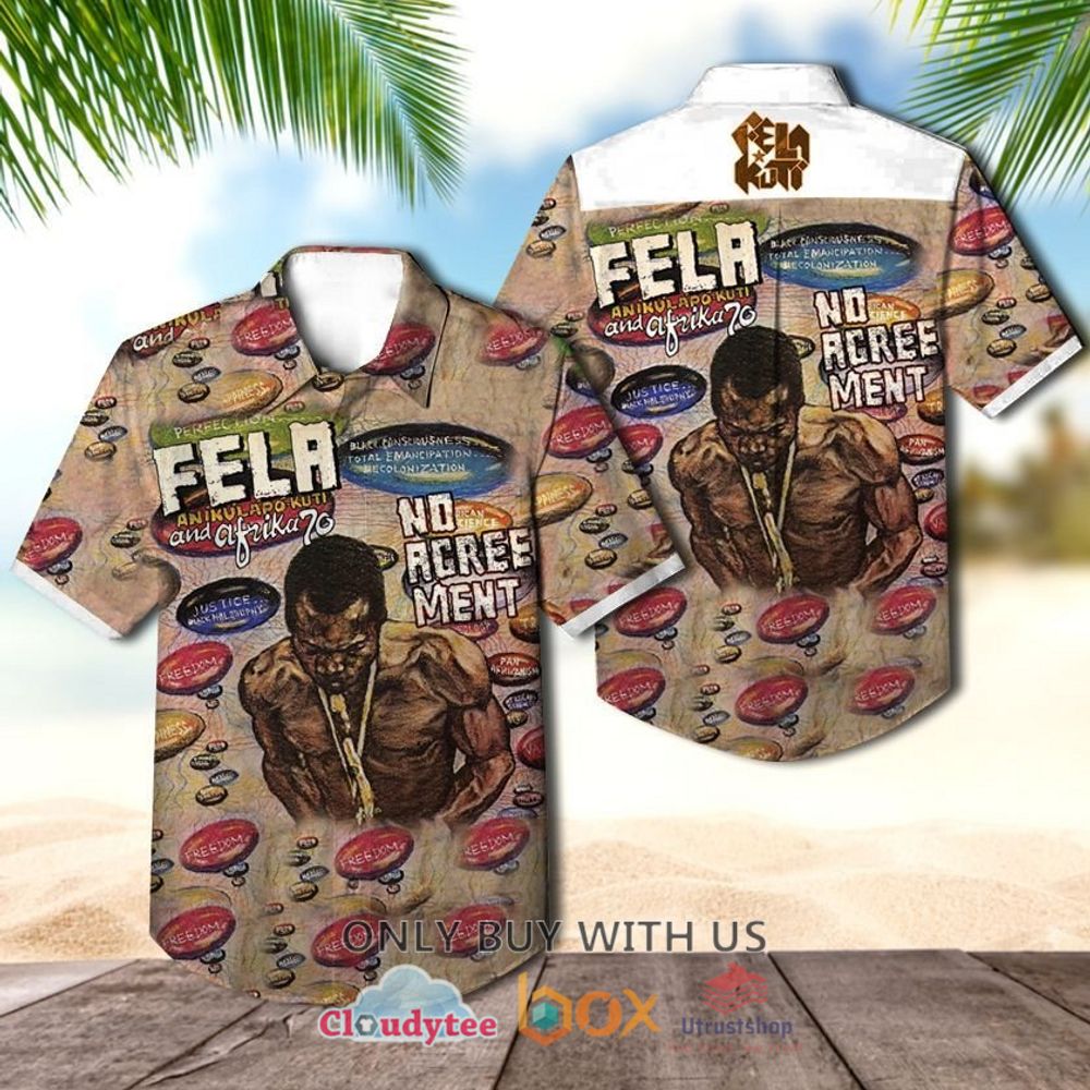 Fela Kuti No Agreement Albums Hawaiian Shirt 1