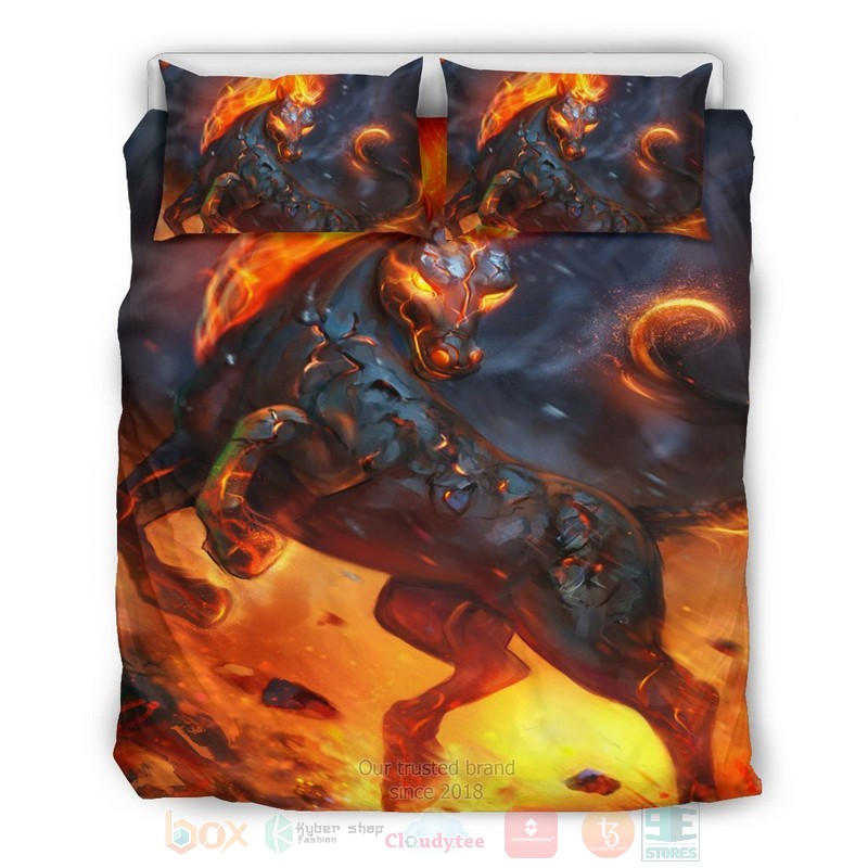 Fire Horse Bedding Set 3