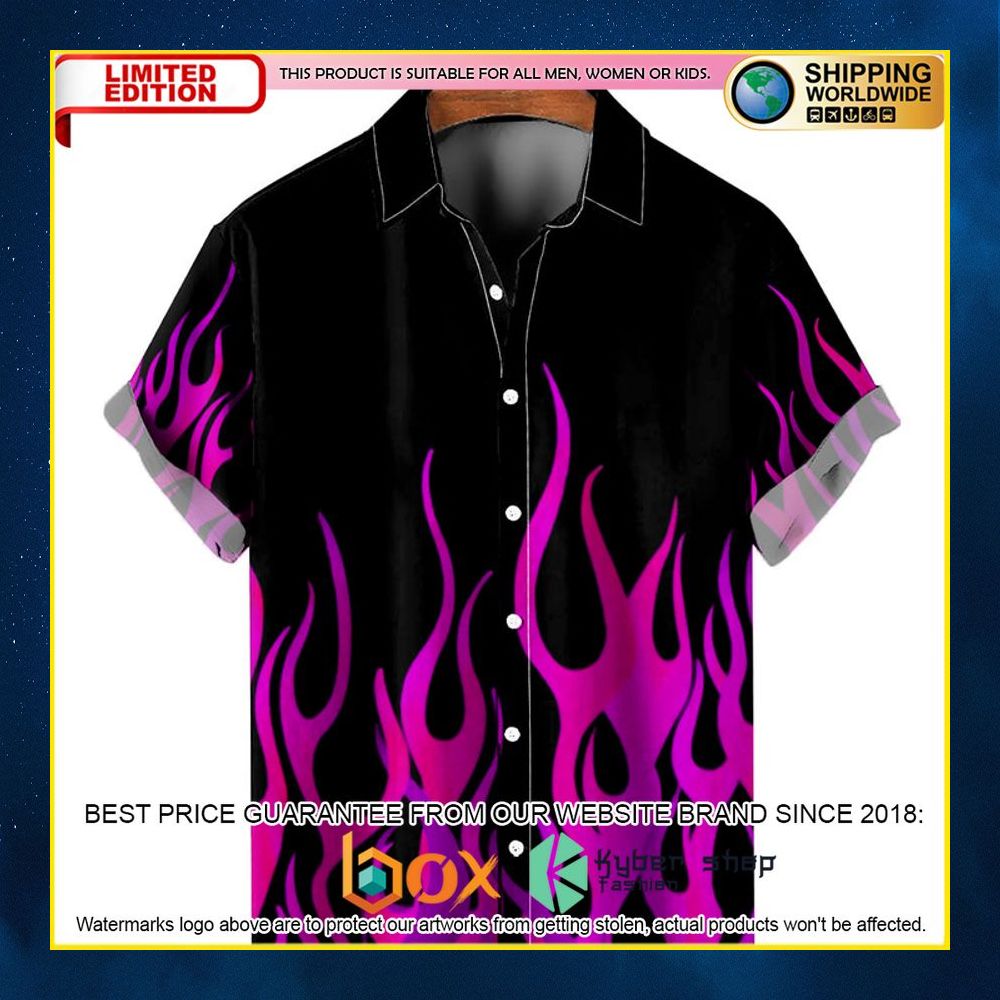 NEW Flame Pattern Shirt 3D Hawaii Shirt 15