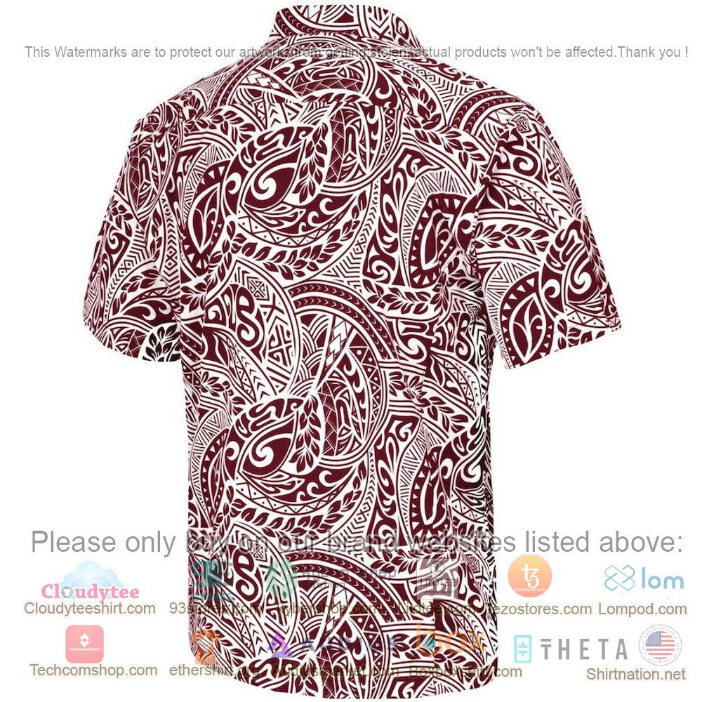 HOT Florida State Seminoles Garnet Make Like A Tree Button-Up Hawaii Shirt 3