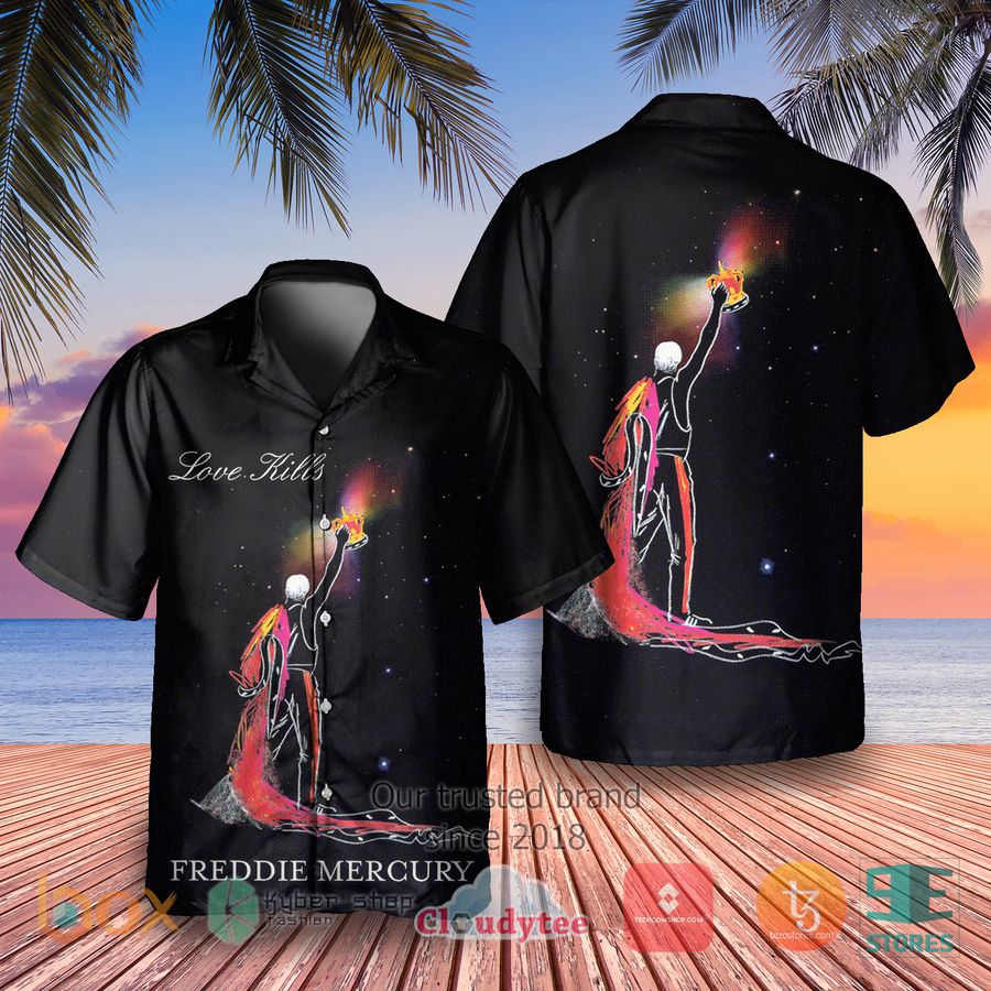 Freddie Mercury Love Kills Album Hawaiian Shirt 1