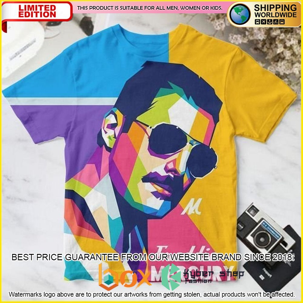HOT Freddie Mercury M 3D Shirt 7