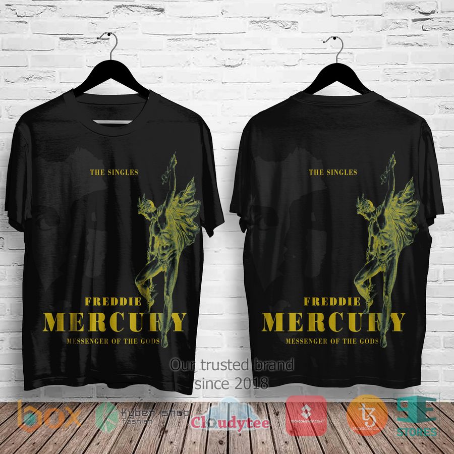 Freddie Mercury-Messenger of the Gods Album 3D Shirt 1