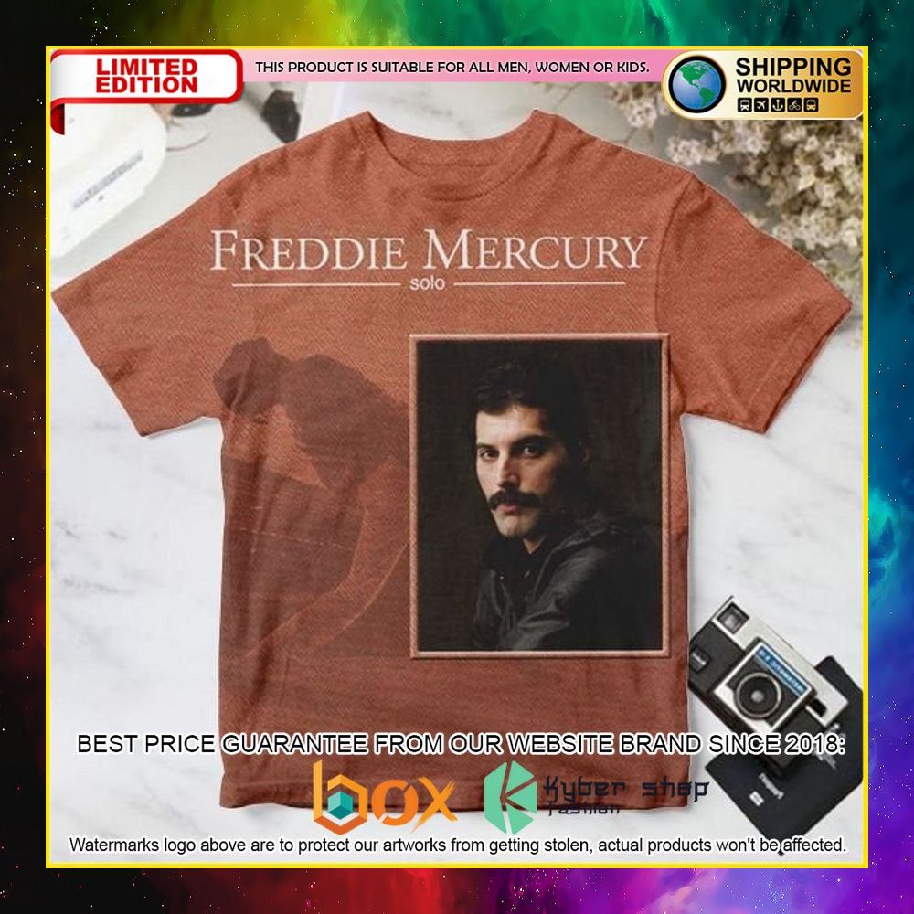 HOT Freddie Mercury Solo 3D Shirt 5