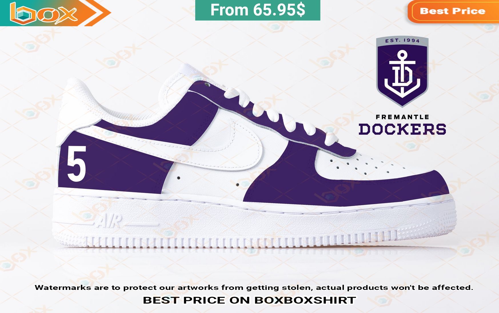 Fremantle Dockers Air Force 1 Low Top Shoes 1