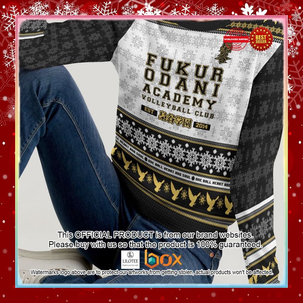 BEST Fukurodani Jersey Christmas Ugly Sweater 5