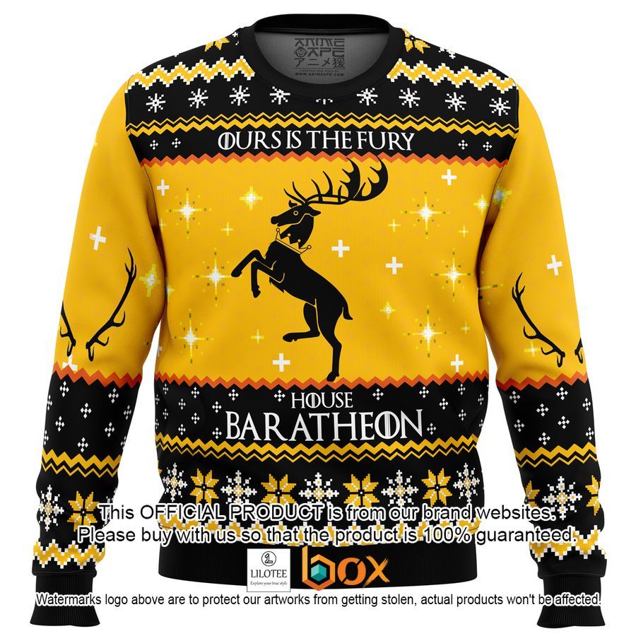 BEST Game of Thrones House Baratheon Christmas Sweater 1
