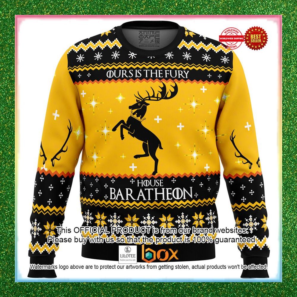 BEST Game of Thrones House Baratheon Christmas Sweater 12