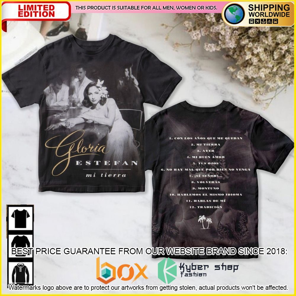 HOT Gloria Estefan Mi Tierra 3D Shirt 9