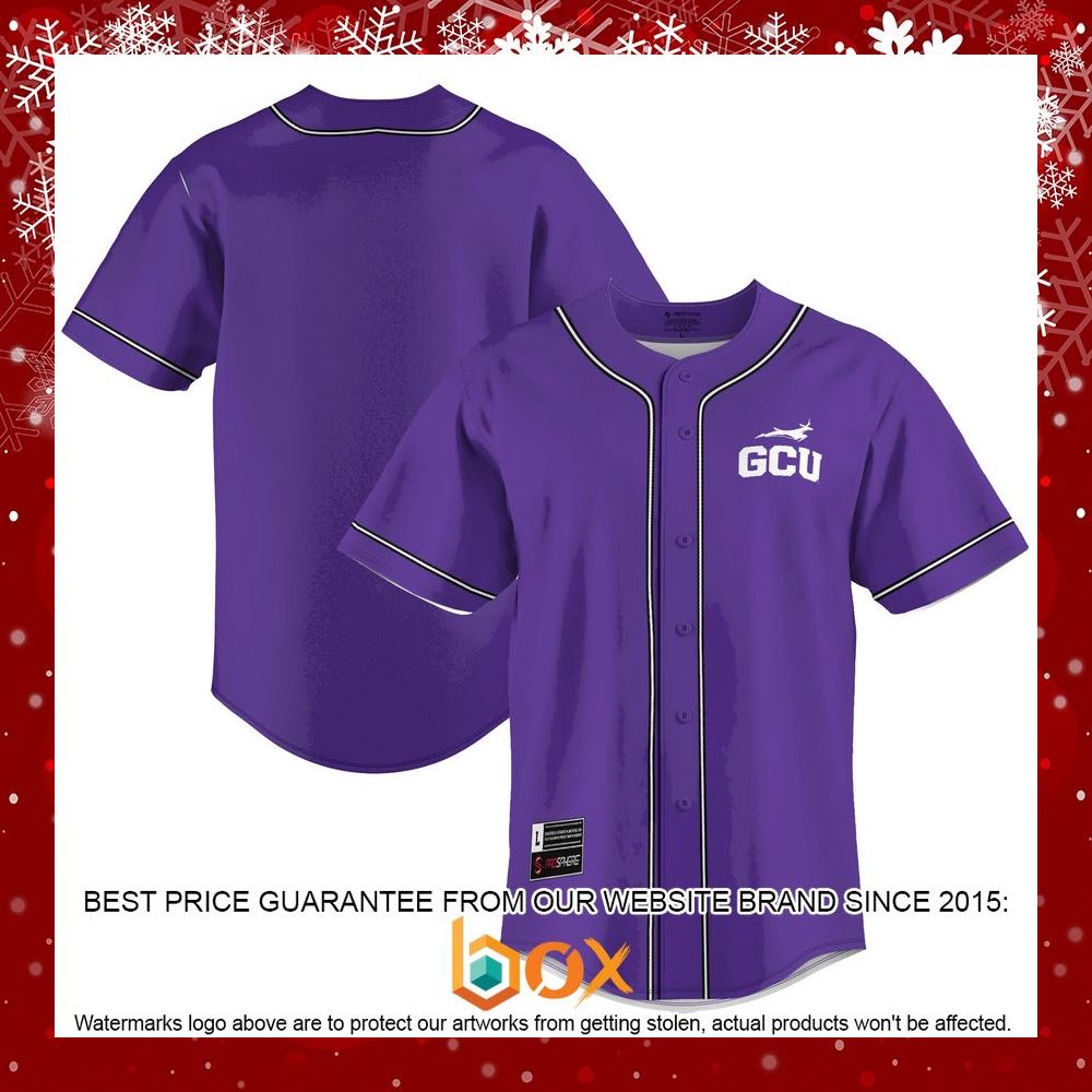 BEST Grand Canyon Antelopes Purple Baseball Jersey 1