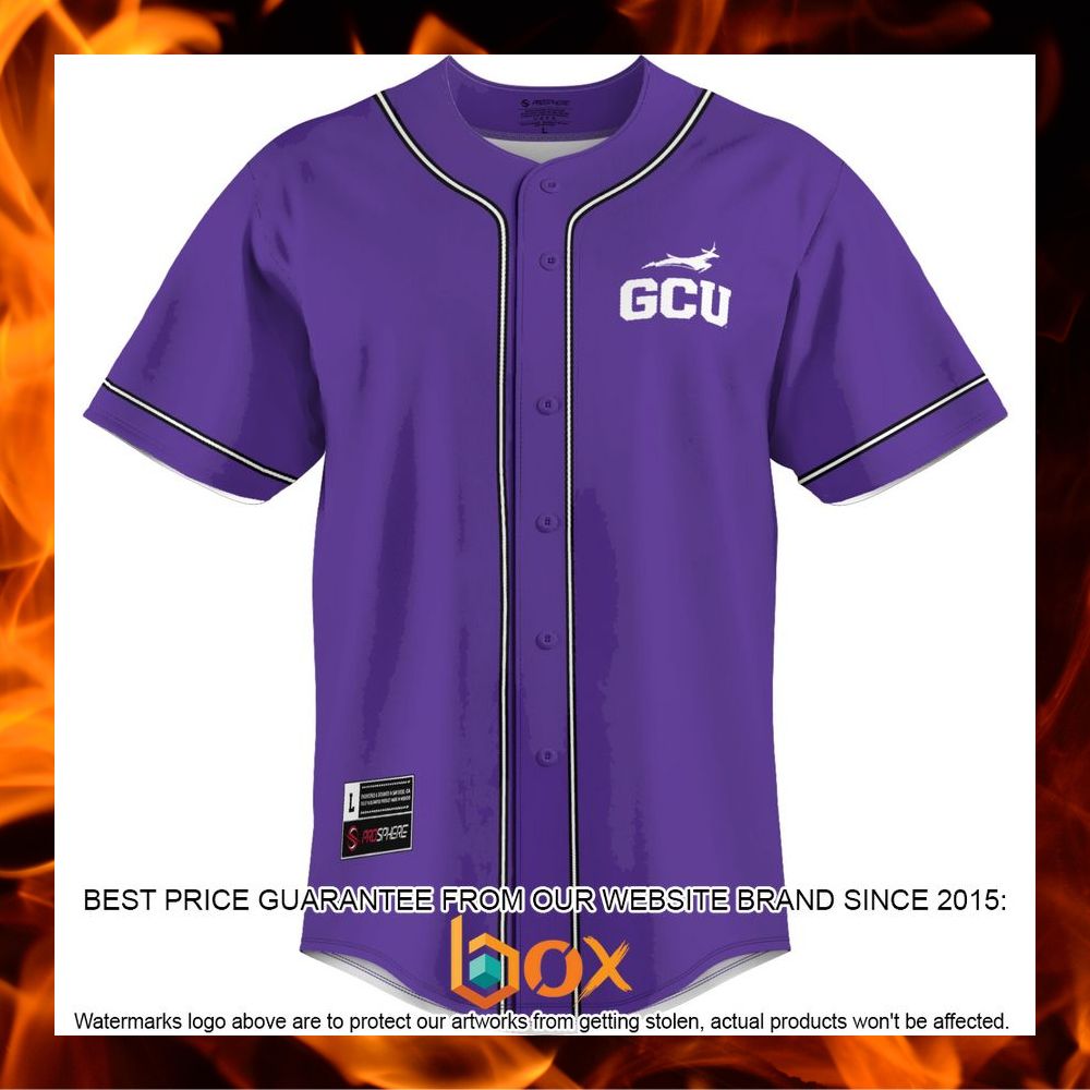 BEST Grand Canyon Antelopes Purple Baseball Jersey 6