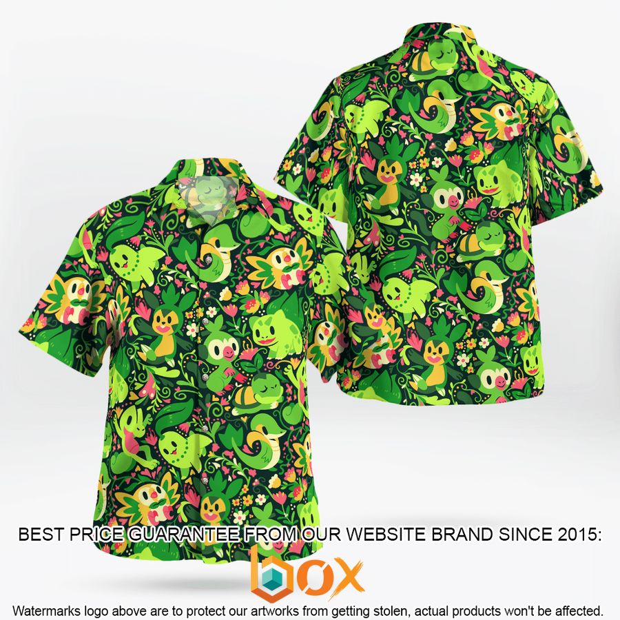 BEST Grass Pokemon Hawaiian Shirt 6