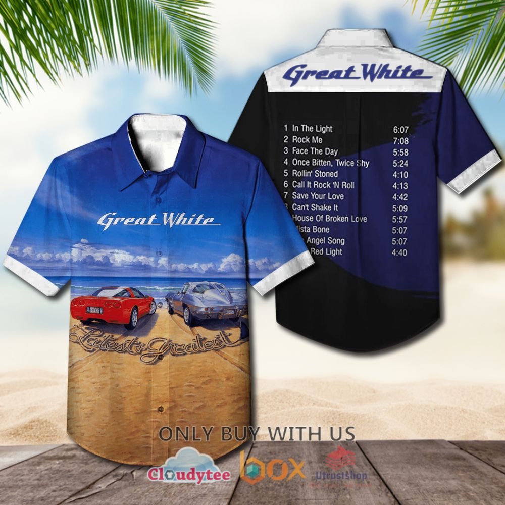 Great White Latest and Greatest Albums Hawaiian Shirt 1